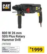 Builders Warehouse CAT 800W 26mm SDS Plus Rotary Hammer Drill offer