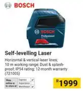 Builders Warehouse Bosch Self Levelling Laser offer