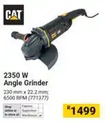 Builders Warehouse CAT 2350W Angle Grinder offer