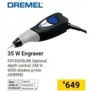 Builders Warehouse Dremel 35W Engraver offer