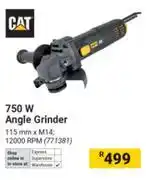 Builders Warehouse CAT 750W Angle Grinder offer