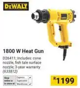 Builders Warehouse Dewalt 1800W Heat Gun offer