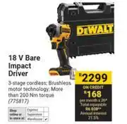 Builders Warehouse Dewalt 18V Bare Impact Driver offer