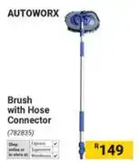 Builders Warehouse Autoworx Brush With Hose Connector offer