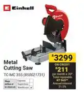 Builders Warehouse Einhell Metal Cutting Saw TC-MC 355 offer