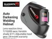 Builders Warehouse Black Smith Auto Darkening Welding Helmet offer