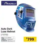 Builders Warehouse Tradeair Auto Dark Luxe Helmet offer