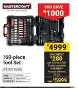 Builders Warehouse Mastercraft 168 Piece Tool Set offer