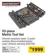 Builders Warehouse Mastercraft 93 Piece Metric Tool Set offer