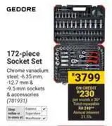 Builders Warehouse Gedore 172 Piece Socket Set offer