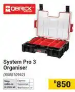 Builders Warehouse Qbrick System Pro 3 Organiser 850010962 offer