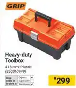 Builders Warehouse Grip Heavy Duty Toolbox 850010949 offer