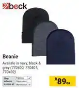 Builders Warehouse Beck Beanie-Each offer