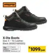 Builders Warehouse Interceptor X-Lite Boots 850021685003-Per Pair offer