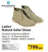 Builders Warehouse Beta Industrials Ladies NuBuck Safari Shoes-Per Pair offer