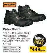 Builders Warehouse Interceptor Razer Boots-Per Pair offer