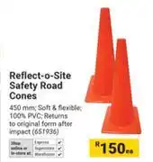 Builders Warehouse Reflect-O-Site Safety Road Cone 651936-Each offer