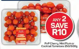 Pick n Pay Hypermarket PnP Cherry, Mini Plum or Cocktail Tomatoes offer