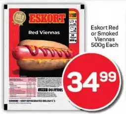 Pick n Pay Hypermarket Eskort Red or Smoked Viennas offer