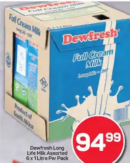 Pick n Pay Hypermarket Dewfresh Long Life Milk Assorted offer