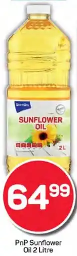 Pick n Pay Hypermarket PnP Sunflower Oil offer