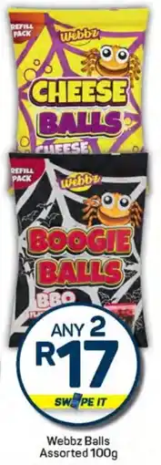Pick n Pay Hypermarket Webbz Balls Assorted offer