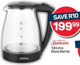 Pick n Pay Hypermarket Sunbeam Glass Kettle offer