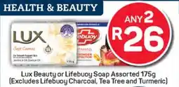 Pick n Pay Hypermarket Lux Beauty or Lifebuoy Soap Assorted offer