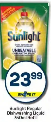 Pick n Pay Hypermarket Sunlight Regular Dishwashing Liquid Refill offer