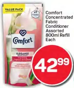 Pick n Pay Hypermarket Comfort Concentrated Fabric Conditioner Assorted Refill Each offer
