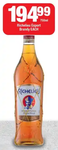 OK Liquor Richelieu Export Brandy offer