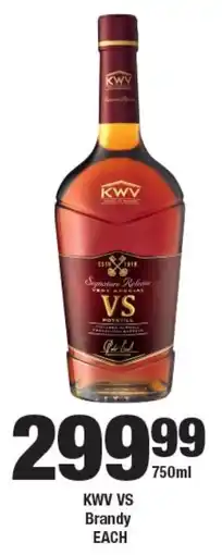 OK Liquor KWV VS Brandy offer