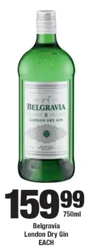 OK Liquor Belgravia London Dry Gin offer