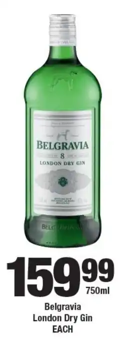 OK Liquor Belgravia London Dry Gin offer