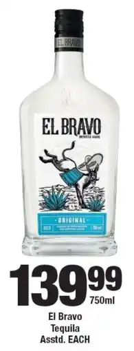 OK Liquor El Bravo Tequila Asstd. offer