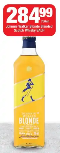 OK Liquor Johnnie Walker Blonde Blended Scotch Whisky offer