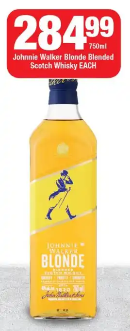 OK Liquor Johnnie Walker Blonde Blended Scotch Whisky offer