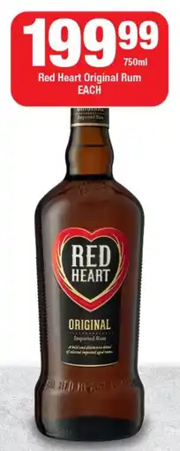 OK Liquor Red Heart Original Rum offer