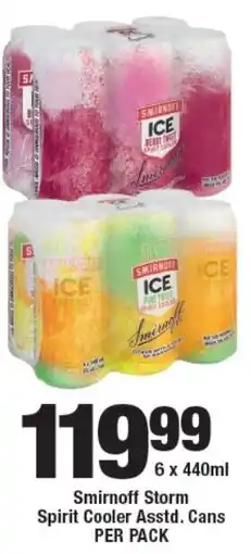 OK Liquor Smirnoff Storm Spirit Cooler Asstd. Cans offer