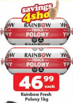 Check Save Rainbow Fresh Polony offer