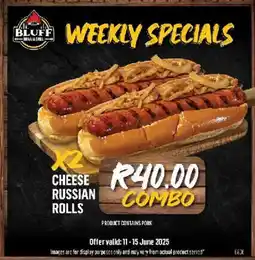 Bluff Meat Supply Cheese russian rolls offer