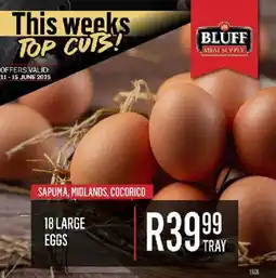 Bluff Meat Supply Large Eggs offer
