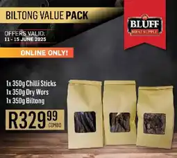 Bluff Meat Supply Biltong value pack offer