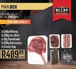 Bluff Meat Supply Man box offer
