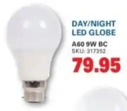 Cashbuild Day/night led globe A60 9w offer