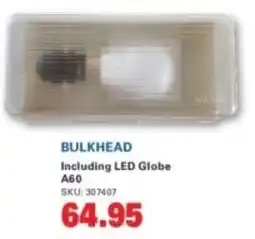 Cashbuild Bulkhead including led globe A60 offer