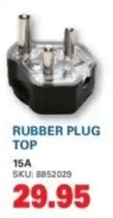 Cashbuild Rubber plug top offer