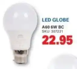 Cashbuild Led globe a60 6w bc offer