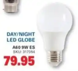 Day/ night led globe a60 9w es