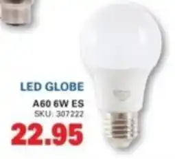 Cashbuild Led globe a60 6w es offer